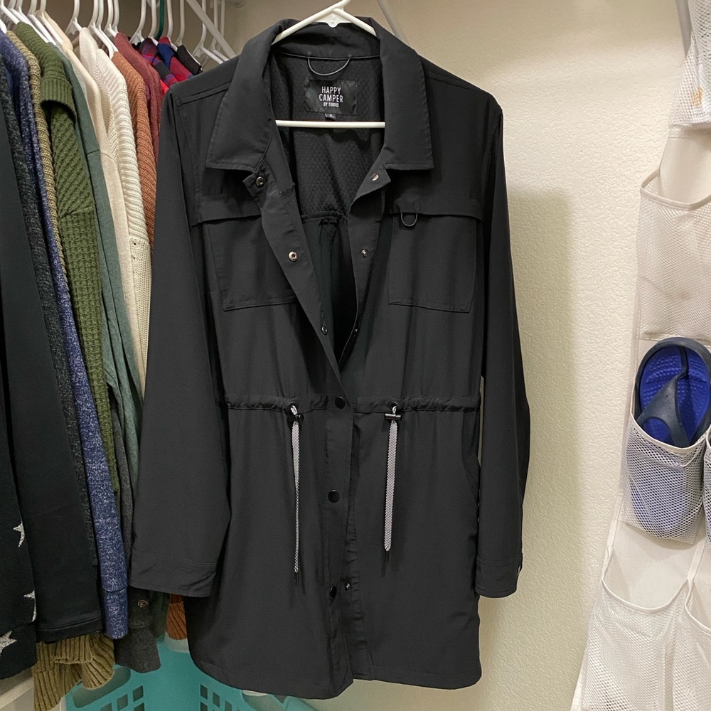 TORRID Happy Camper Stretch Woven Anorak Jacket